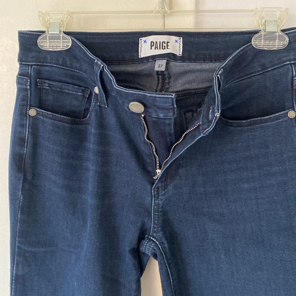 NWOT - PAIGE JEANS - DARK BLUE - SZ 27 - Picture 6 of 6